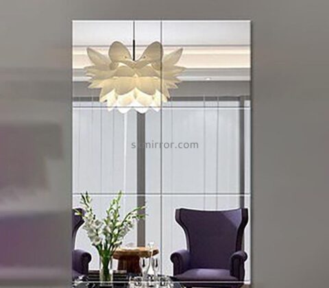 Wholesale custom acrylic living room wall mirrors WM-026