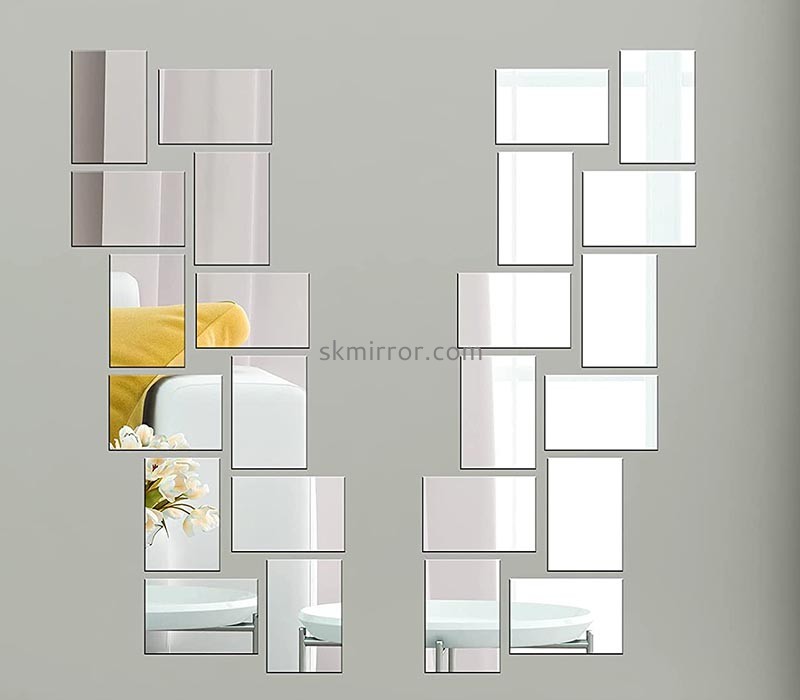 Wholesale custom acrylic wall 3D mirror stickers MS-1694