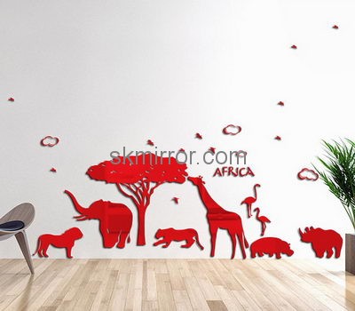 Customize acrylic mirror small decorative stickers MS-1665