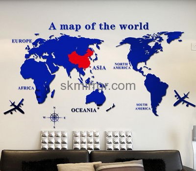 Bespoke acrylic 3d wall decor stickers MS-1663