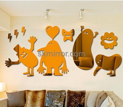 Bespoke acrylic mirror kids wall stickers MS-1654