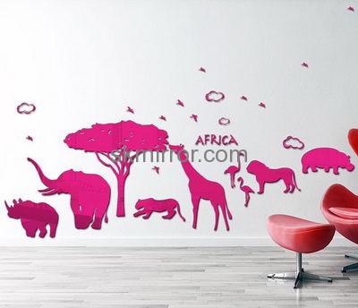 Bespoke acrylic mirror wall stickers MS-1633