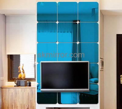 Bespoke acrylic mirror decorative wall decals stickers MS-1625