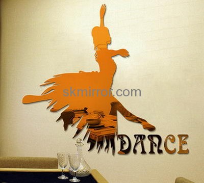 Bespoke acrylic cheap wall decals mirror stickers MS-1611