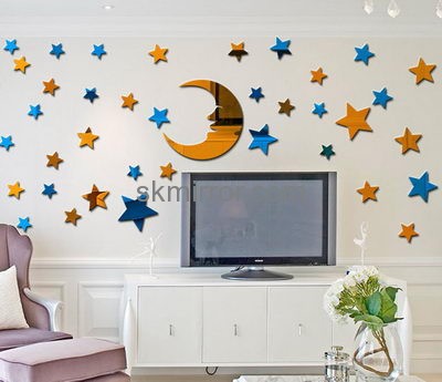 Customized acrylic star wall stickers MS-1583