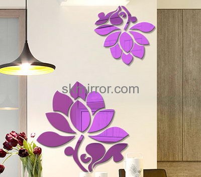 Customized acrylic mirror family wall decals stickers MS-1570