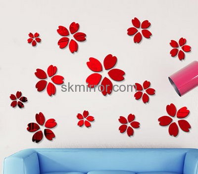 Acrylic products manufacturer custom wall decor mirror stickers MS-1521