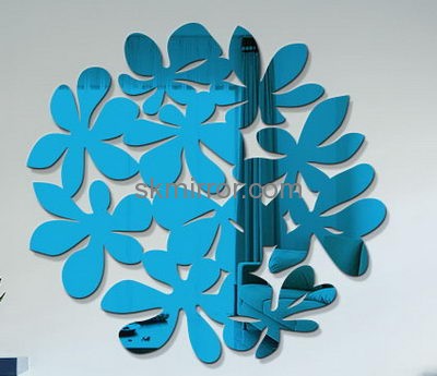 Acrylic factory custom acrylic mirror beautiful wall stickers MS-1491