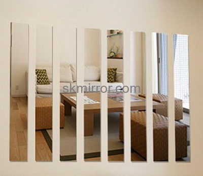 Acrylic plastic supplier custom mirror wall decor 3d stickers MS-1486