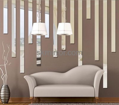 China acrylic manufacturer wholesale custom mirror stickers for walls MS-1404