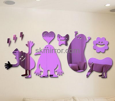 Acrylic products manufacturer custom 3d wall stickers for home decoration MS-1379