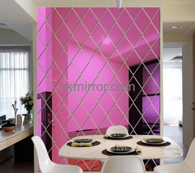 Acrylic products manufacturer custom large wall decals mirror stickers for bedroom MS-1369