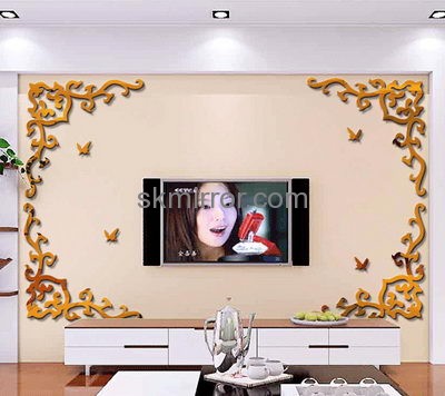 Lucite manufacturer custom acrylic wall stickers for sale MS-1365