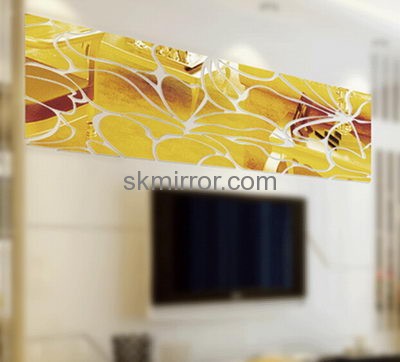 Acrylic manufacturers china customised wall 3d art stickers MS-1271