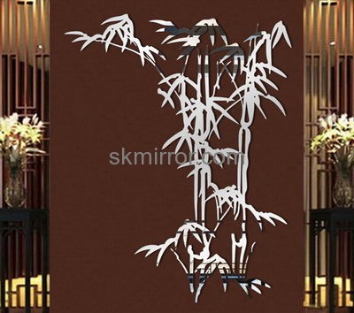 Lucite manufacturer custom acrylic wall mirror decoration stickers MS-1270