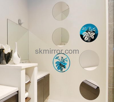 Acrylic factory custom inexpensive wall decor mirror stickers MS-1244