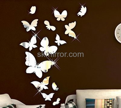 Acrylic manufacturers china custom wall mirrors decorative stickers MS-1227