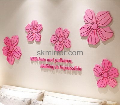 Acrylic manufacturers customized cheap decorative mirrors stickers MS-1173