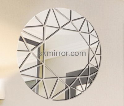 Acrylic company customized wall art mirror stickers MS-1151