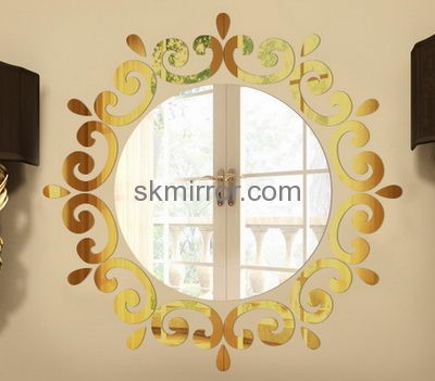 Acrylic manufacturers china customized mirror wall stickers decor MS-1134