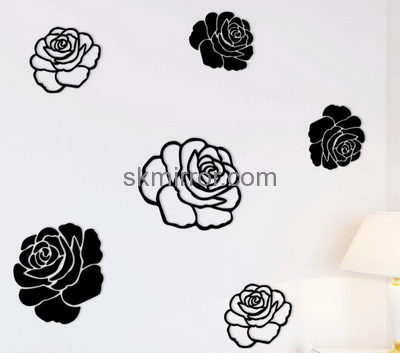 Acrylic company customized cheap acrylic mirror wall art stickers MS-1110