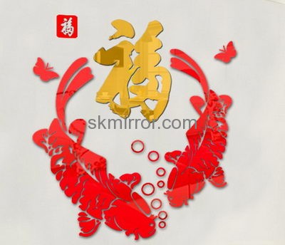 Acrylic products manufacturer customized acrylic sticker for wall decoration MS-1104