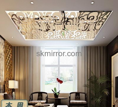 Sticker manufacturer customized acrylic mirror decorative stickers for walls MS-1047