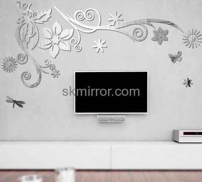 Sticker manufacturer customized acrylic small wall decals stickers MS-993