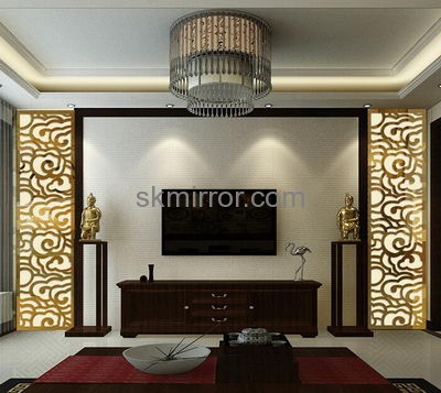 Wholesale mirrors suppliers customized 3d wall mirror decor sticker MS-974