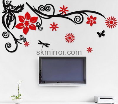 Mirror manufacturers customized acrylic family wall decals mirror MS-927