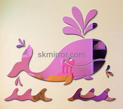 Wholesale mirrors suppliers customized bathroom small wall stickers mirrors MS-886