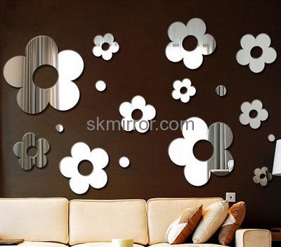 Mirror factory customized bedroom 3d wall decals MS-870