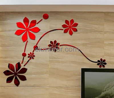 Mirror manufacture custom design cheap mirror wall art stickers MS-709