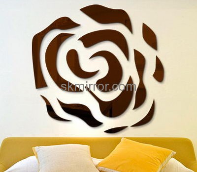 Mirror manufacture customize wall decorative round mirrors sticker MS-691