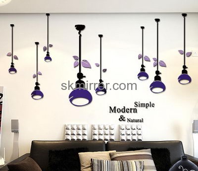 Mirror suppliers custom acrylic home decor mirrors sticker sale MS-636