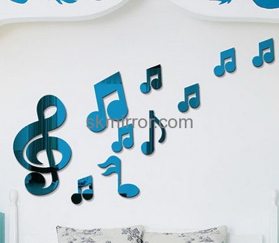 Acrylic mirror company custom acrylic small mirrors sticker for wall decoration MS-605