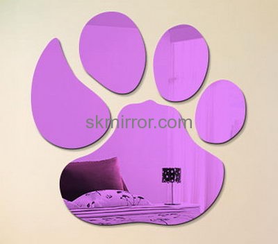 Custom decorative wall decals cheap decorative wall mirrors plastic mirrors for children MS-444