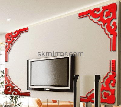 China mirror manufacturers custom acryllic mirror small mirrors for wall MS-385