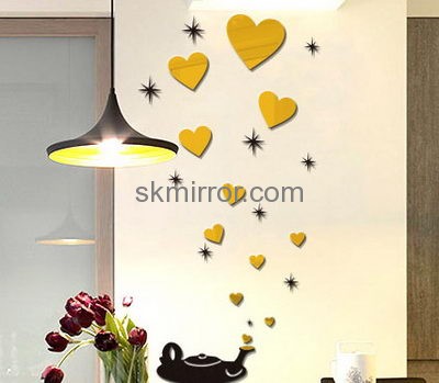 Wholesale mirrors suppliers custom design mirror wall mirror stickers MS-375