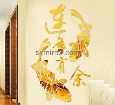 China acrylic sticker manufacturer custom cheap stickers decoration mirror MS-209