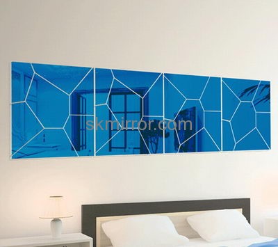 Wholesale acrylic self adhesive wall mirror decoration stickers 3d wall sticker wall sticker decoration MS-157