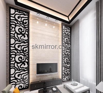 Hot sale acrylic wall sticker 3d mirror wall mirror decorative wall mirror glass tile MS-139