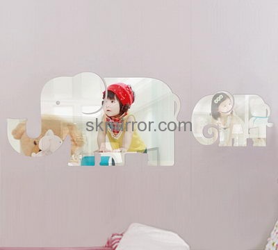 Wholesale acrylic ikea acrylic wall sticker acrylic mirror sticker funny mirror MS-135