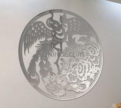 Hot selling acrylic wall sticker mirror decorative wall sticker small round mirror MS-134