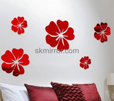 Hot selling acrylic wall mirror acrylic mirror sticker sunboy 3d wall sticker MS-111