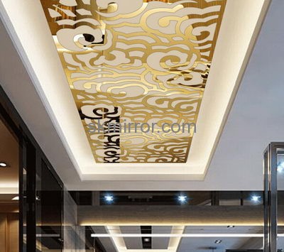 Wholesale acrylic plastic sticker ceiling decoration sticker mirror wall MS-089