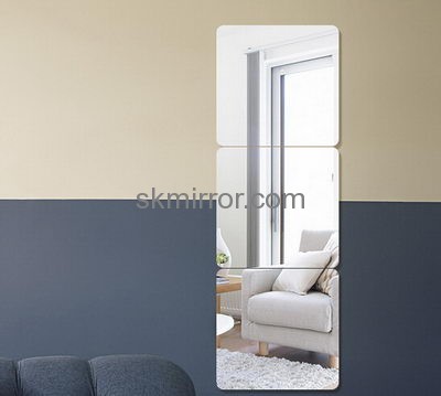 Custom design acrylic floor stand dressing mirror WM-005