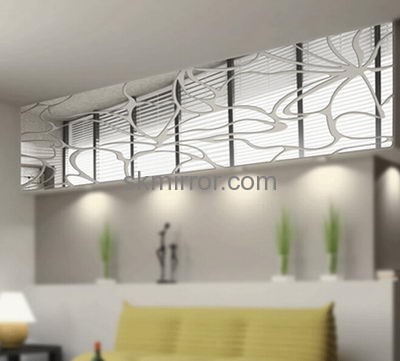 Factory wholesale acrylic wall sticker design custom mirror 1mm thick acrylic mirror MS-033