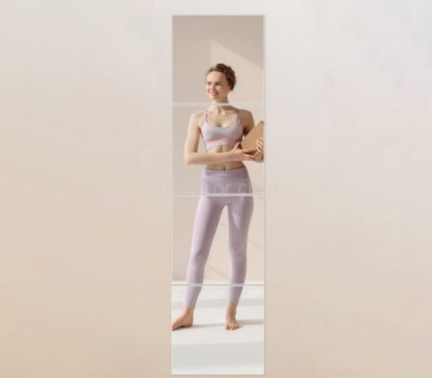 Wholesale custom acrylic wall Gym mirror